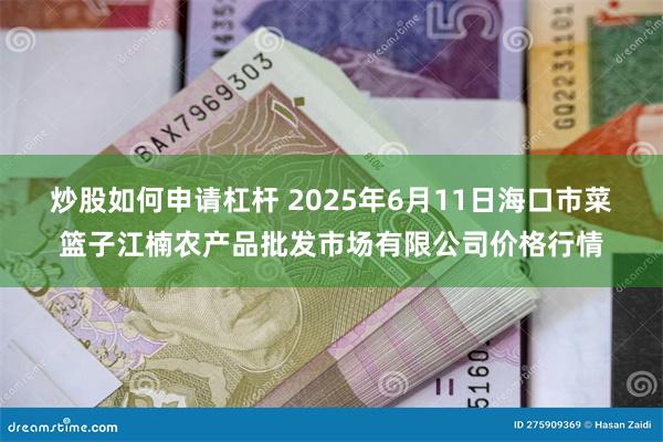 炒股如何申请杠杆 2025年6月11日海口市菜篮子江楠农产品批发市场有限公司价格行情