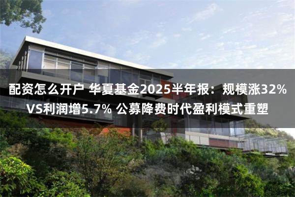 配资怎么开户 华夏基金2025半年报：规模涨32%VS利润增5.7% 公募降费时代盈利模式重塑